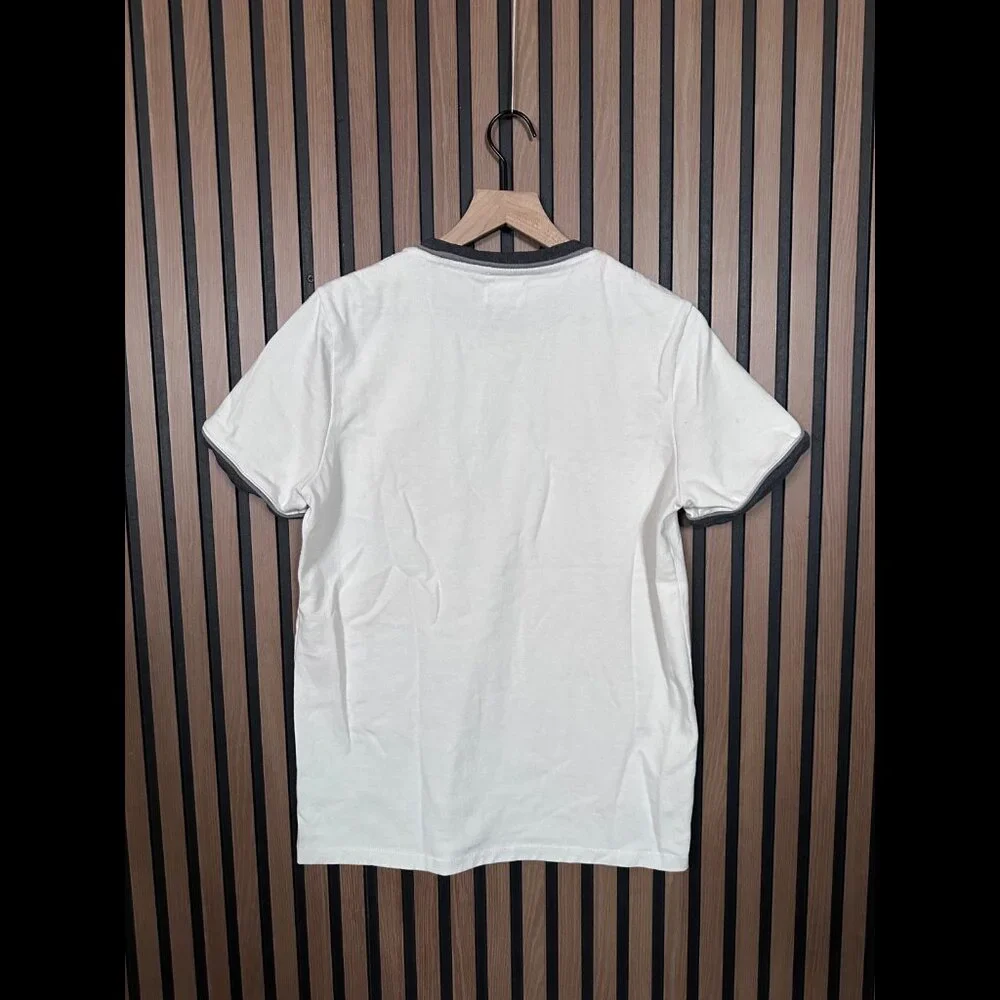 Taylor Stitch T Shirt 40 / L Womens White Pocket Tee Short Sleeve Cotton - Picture 2 of 8